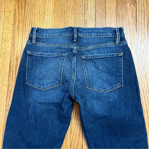 Frame Denim Size 24 Le Grand Garcon Boyfriend Jeans Medium Wash Meas 27x28 - Picture 3 of 10